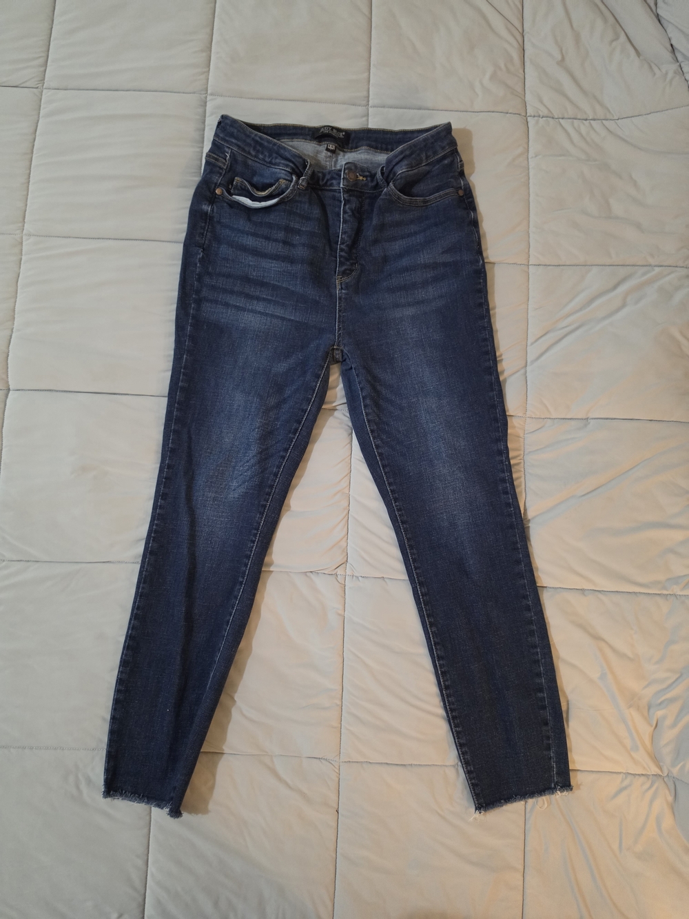 Judy Blue JB88527, Tummy Control Women's Dark Blue Skinny Jeans X3
